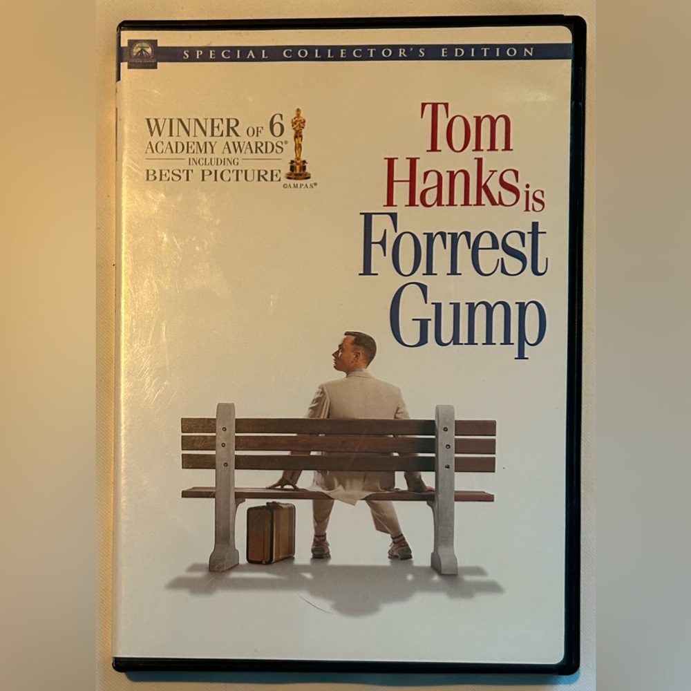 Seven used movie discs with cases